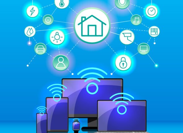 Internet of things (IoT) smart connection and control device in